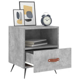 Bedside Cabinets 2 pcs Concrete Grey 40x35x47.5 cm Engineered Wood 827381