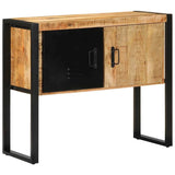 Console Cabinet 90x35x75 cm Solid Rough Wood Mango 4013571
