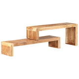 2 Piece TV Cabinet Solid Acacia Wood 323589