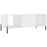 Coffee Table High Gloss White 102x50x40 cm Engineered Wood 829310