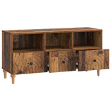 TV Cabinet Old Wood 102 x 34.5 x 50 cm Engineered Wood 894223