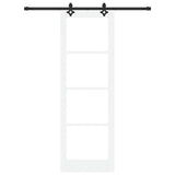 Sliding Door ORKDAL White and Black 78 x 232 cm 3332164