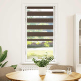 Zebra blind 60.9x120 cm Fabric Width 56.7 cm coffee 240193