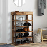 Shoe Rack Old Wood 60x30x98 cm Engineered Wood 859930