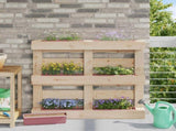 Flower Boxes for Euro Pallets 24 pcs Brown 36 x 13.5 x 9.5 cm 42037209