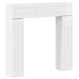 Fireplace Surround Gloss White 102 x 18 x 100.5 cm 8006610