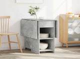 Dinning Table 115 x 70 x 75 cm Engineered Wood Concrete Grey 8006032