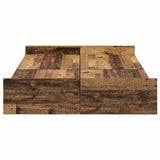 Storage Bed Frame Old Wood 120 x 200 cm Engineered Wood 3335307