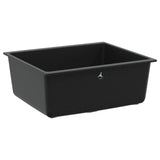 Sink Black 530 x 460 mm 80% Quartz and 20% Resin 42028424