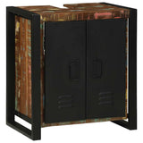 Sink cabinet with Door Brown 55 x 35 x 60 cm Solid Reclaim Wood 4016011