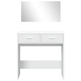 Dressing Table with Mirror White 80x39x80 cm 840702