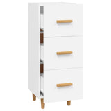 Sideboard White 34.5x34x90 cm Engineered Wood 812339