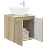 Wall-Mounted Sink Vanity Sonoma Oak 49.5 x 44.5 x 65 cm 890444