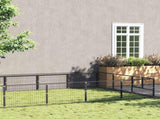 Dog Kennel Black 18 m Steel 3082130