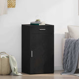 Sideboard with Drawer Black Oak 50 x 42.5 x 93 cm 868761