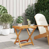Folding Garden Table 50x50x50 cm Solid Wood Acacia 364893