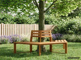 Tree Bench 160 x 70 x 86 cm Solid Acacia Wood Natural 42034670