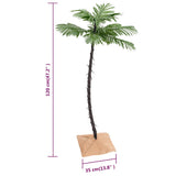 LED Palm Tree Warm White 72 LEDs 120 cm 345136