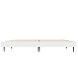 Bed Frame without Mattress White 135x190 cm Double Engineered Wood 832285