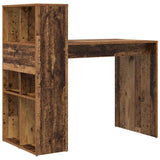 Desk with Shelf Old Wood 108 x 55 x 103.5 cm Engineered Wood 869464