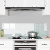 Kitchen Backsplash 2 pcs White 70 x 40 cm Tempered Glass 3415518