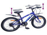 Kids Bike 24'' 6-Speed for 8-12 Years Old Dark Blue 42009392
