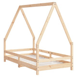 Kids Bed Frame 80x160 cm Solid Wood Pine 834489