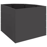 Corner Planter Black 60 x 60 x 50 cm Steel 883661