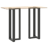 Bar Table Legs T-Shaped 2 pcs Anthracite 40x35x cm Steel 4013098