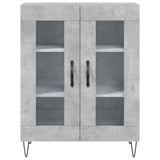 Highboard Concrete Grey 69.5x34x180 cm Engineered Wood 3199653