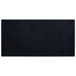 ZNTS Coffee Table Light Black Coffee 100x50x30 cm Solid Mahogany Wood 288829