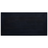 ZNTS Coffee Table Light Black Coffee 100x50x30 cm Solid Mahogany Wood 288829