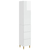 Cabinet Set 2 pcs High Gloss White 33 x 34.5 x 90 cm 3416569