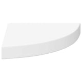 323897 Floating Corner Shelves 4 pcs White 25x25x3,8 cm MDF