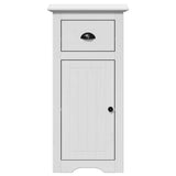 3 Piece Bathroom Furniture Set BODO White Solid Wood Pine 3307647