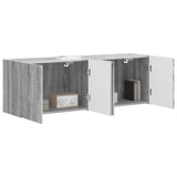 TV Wall Cabinet 2 pcs Grey Sonoma 59.5 x 31 x 40 cm 892342