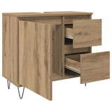Sink Cabinet Artisan Oak 65x33x60 cm Engineered Wood 857227