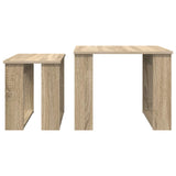 Coffee Table Set 2 pcs Sonoma Oak Engineered Wood 8000126