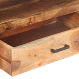 321551 TV Cabinet 120x35x45 cm Solid Wood with Honey Finish