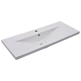 Sink Cabinet with Built-in Basin Concrete Grey Engineered Wood 3071571