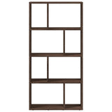 Bookcase Brown Oak 60x20x120.5 cm Engineered Wood 858153