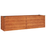 ZNTS Garden Raised Bed Rusty 160x40x45 cm Corten Steel 151952