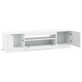 LED TV Cabinet White Engineered Wood 897785