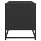 TV Cabinet Black 80x34.5x40 cm Engineered Wood and Metal 848819