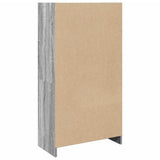 Bookcase Grey Sonoma 57x28.5x107.5 cm Engineered Wood 848008