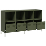 Sideboard Olive Green 135x39x73.5 cm Cold-rolled Steel 3307165