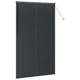 Venetian Blinds Height Adjustable Black 220 x 130 cm Aluminium 42006178