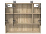 Bathroom Mirror Cabinet Sonoma Oak 60 x 14.5 x 70 cm 889193