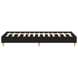 Bed Frame Black Oak 80 x 200 cm Engineered Wood 8009065