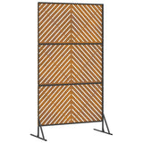 Privacy Screen 100 x 50 x 180 cm Weathering Steel Rusty 868548